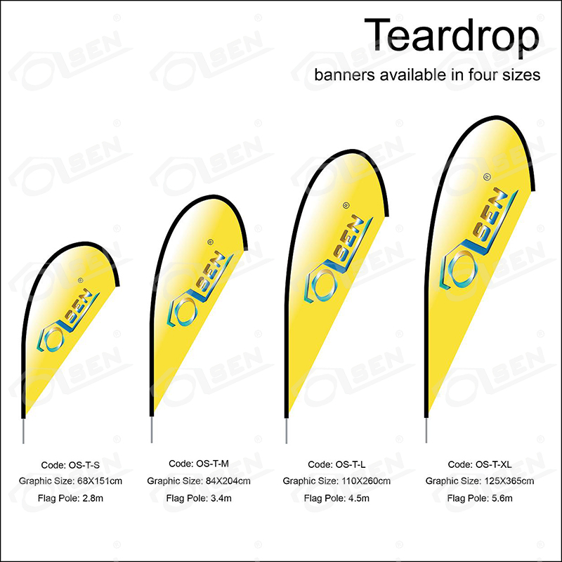 Teardrop flag